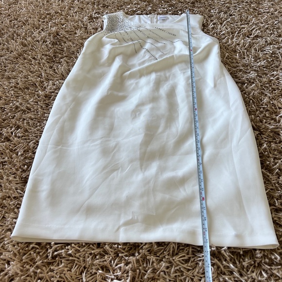 Calvin Klein Women’s Sleeveless Sheath with Shoulder Embellishment Plus Size 16W - Picture 12 of 13
